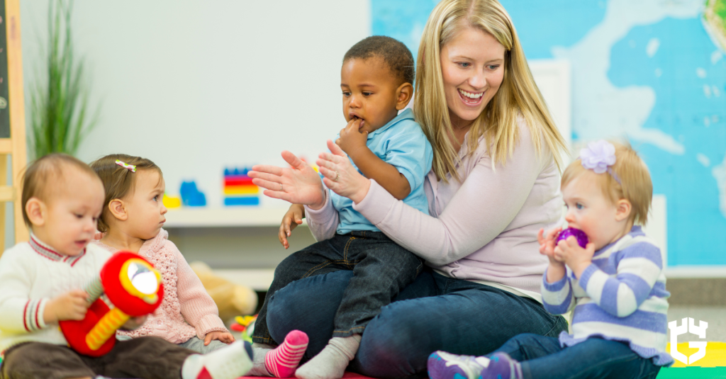 children at daycare