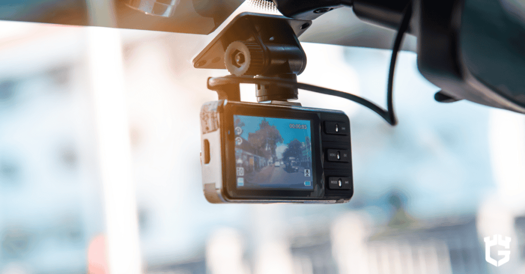 dash cam recording car