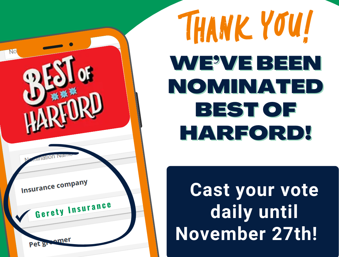 Best of Harford nomination: Gerety Insurance; vote daily