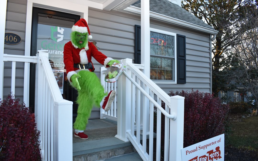 Miss Grinch Causes Havoc at the Office!