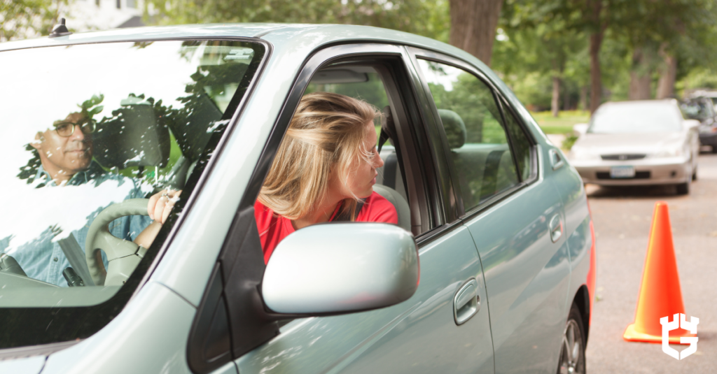 teaching a teen how to drive
